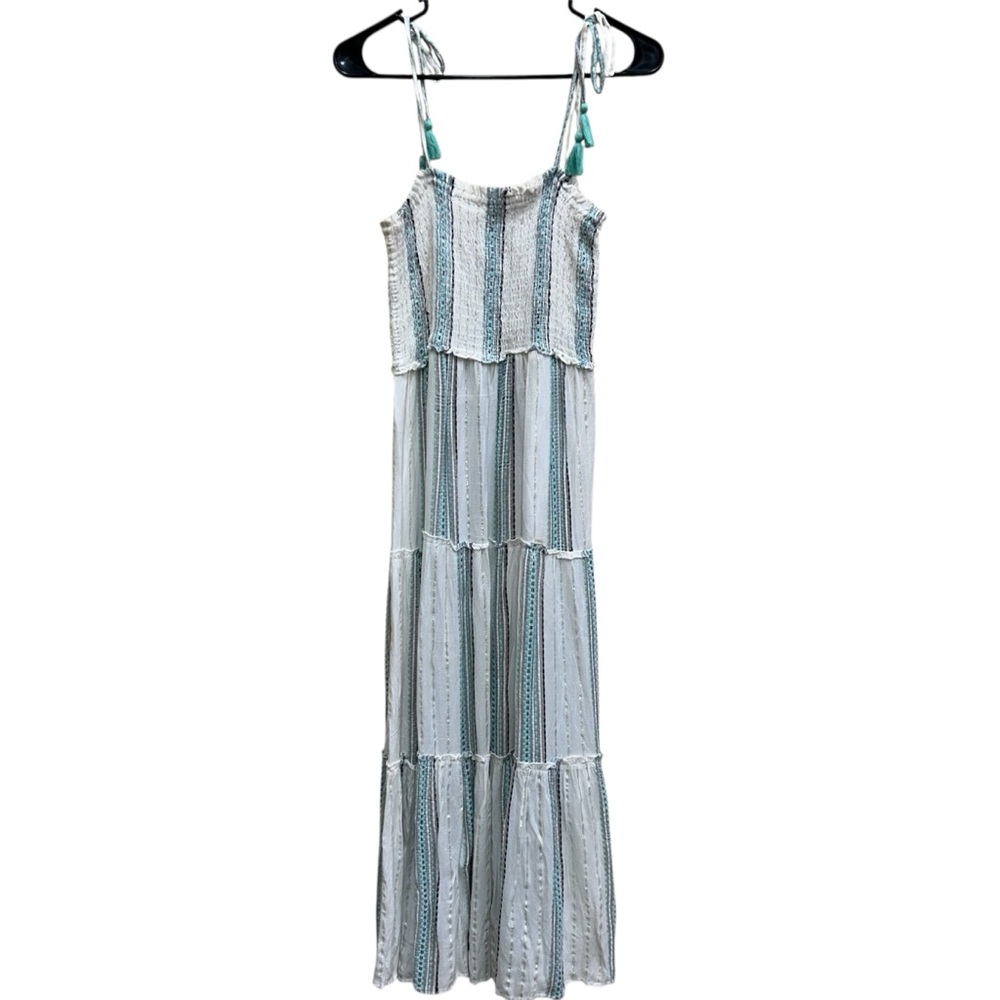 Blue Island Women’s Striped Maxi Dress    Size Large